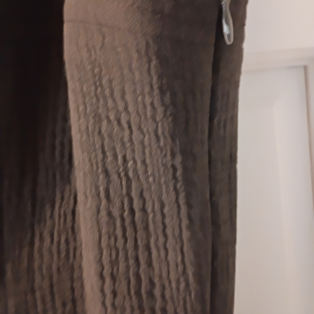 Armani Crinkle/Waffle Weave Bateau Shift In Espresso - Picture 5 of 10